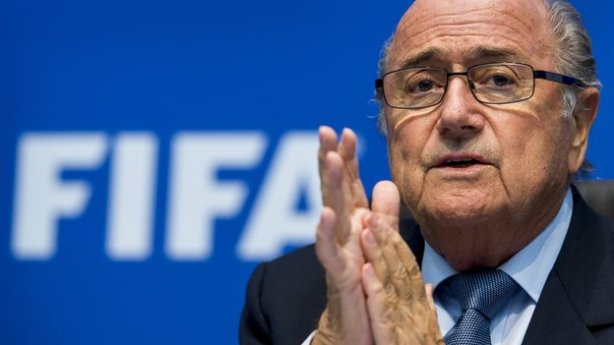 Sepp Blatter wondering whether a brewery is a good place for a piss-up, yesterday