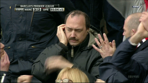 The moment, over and over again, when the scum thought they had the 2012 title - only to be hit by the unwelcome truth...