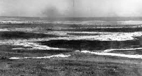 Bradford's moonscape of a "pitch" - after the divots had been replaced