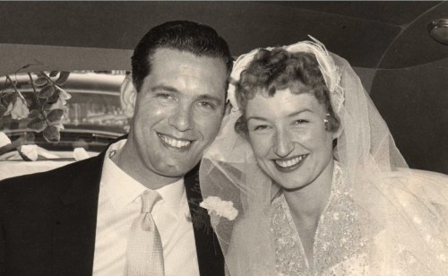 Kenneth Atkinson 7.7.1927 - 27.2.2015 Taken on my parents' wedding  day