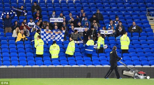 Too soft to go to Leeds: massed Cardiff fans safe at home