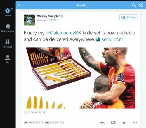 Wesley Sneijder on the Taksim Square anniversary weekend - stupid or evil?