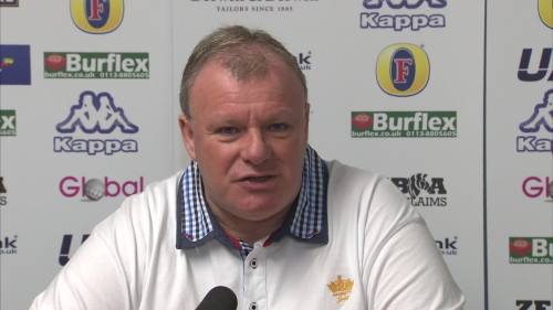 Leeds United Manager Steve Evans